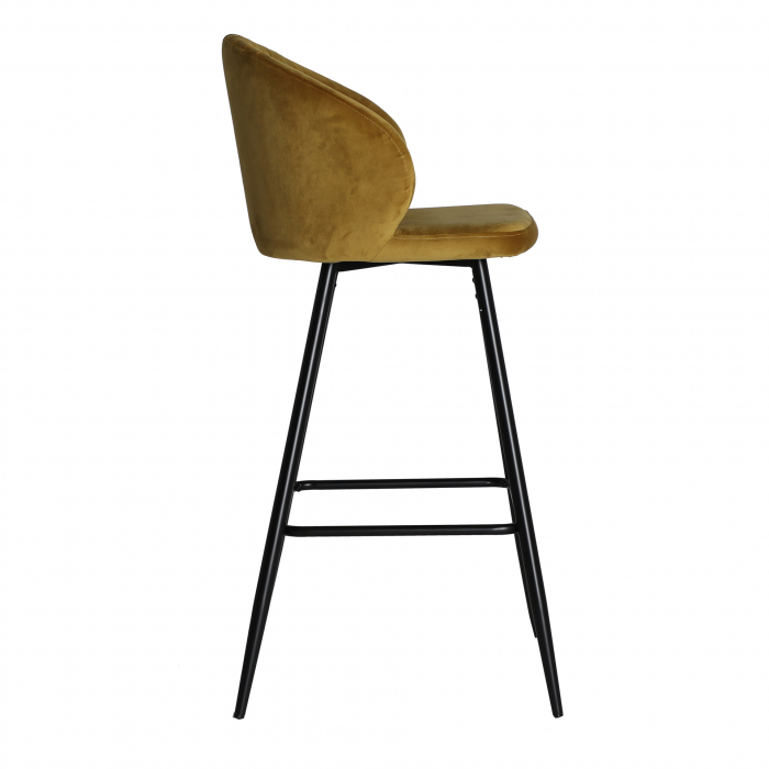 Taburete bar art deco ocru|Taburete inalte premium [2]