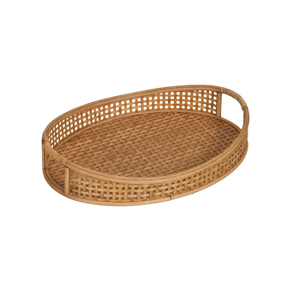 Set 2 tavi ovale bambus | Decor elegant casa [4]