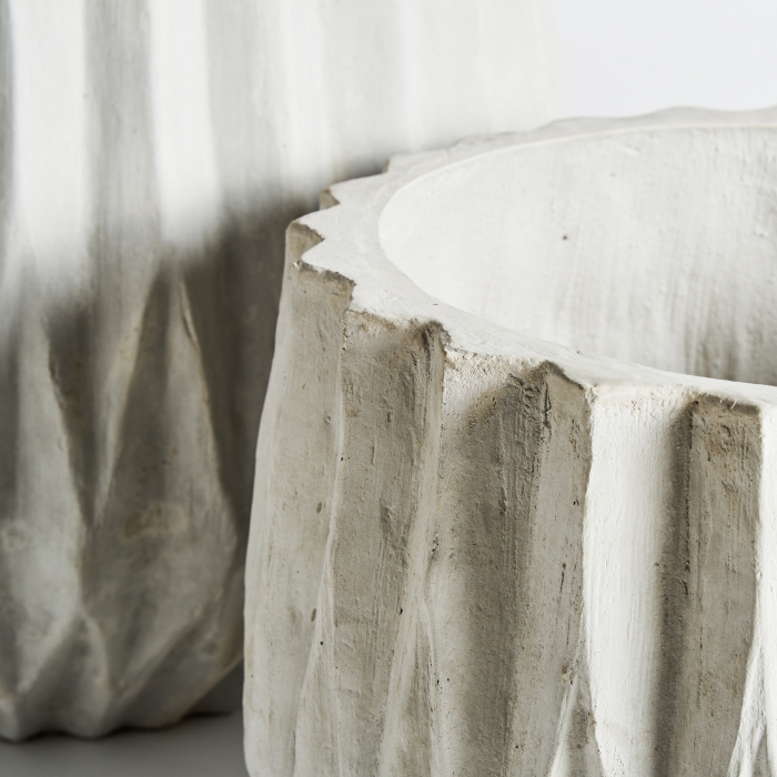 Vase decorative ceramica alba|Set vase mari [3]