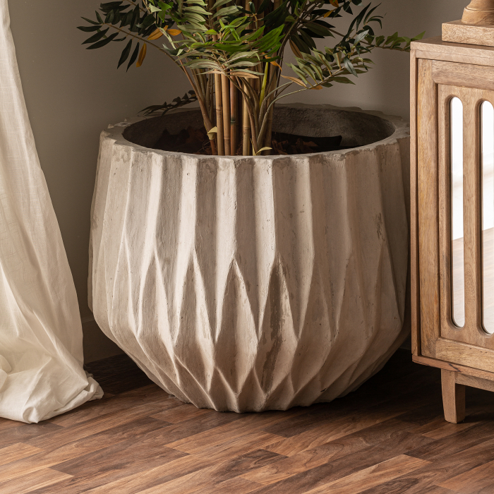 Vase decorative ceramica alba|Set vase mari [4]