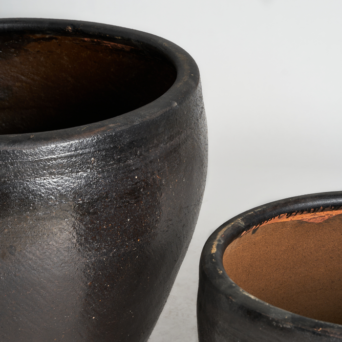 Set vase decorative unicat ceramica neagra|Vase decorative contemporane [3]