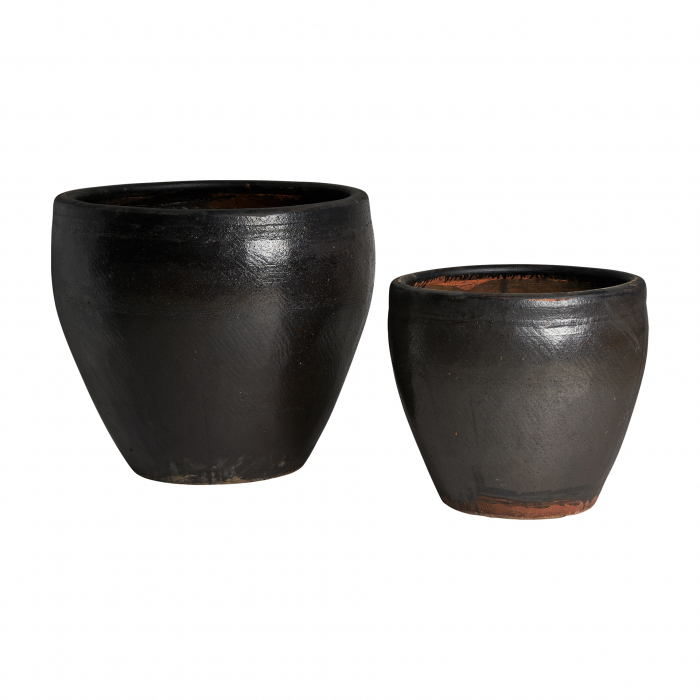 Set vase decorative unicat ceramica neagra|Vase decorative contemporane [2]
