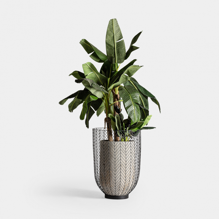 Vase decorative ciment Art Deco|Seturi vase statement [2]