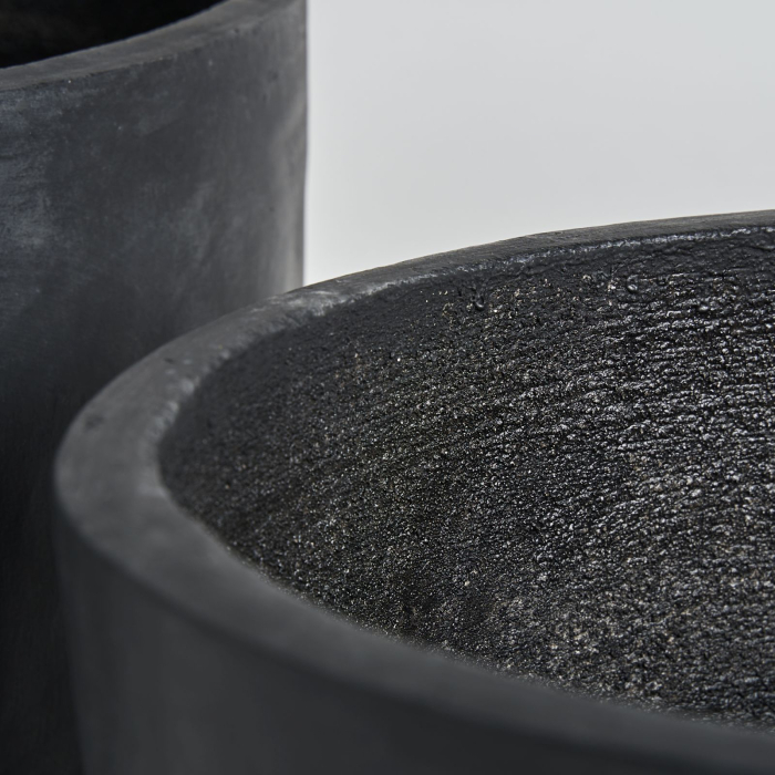 Set vase teracota neagra contemporane|Vase decorative elegante [4]