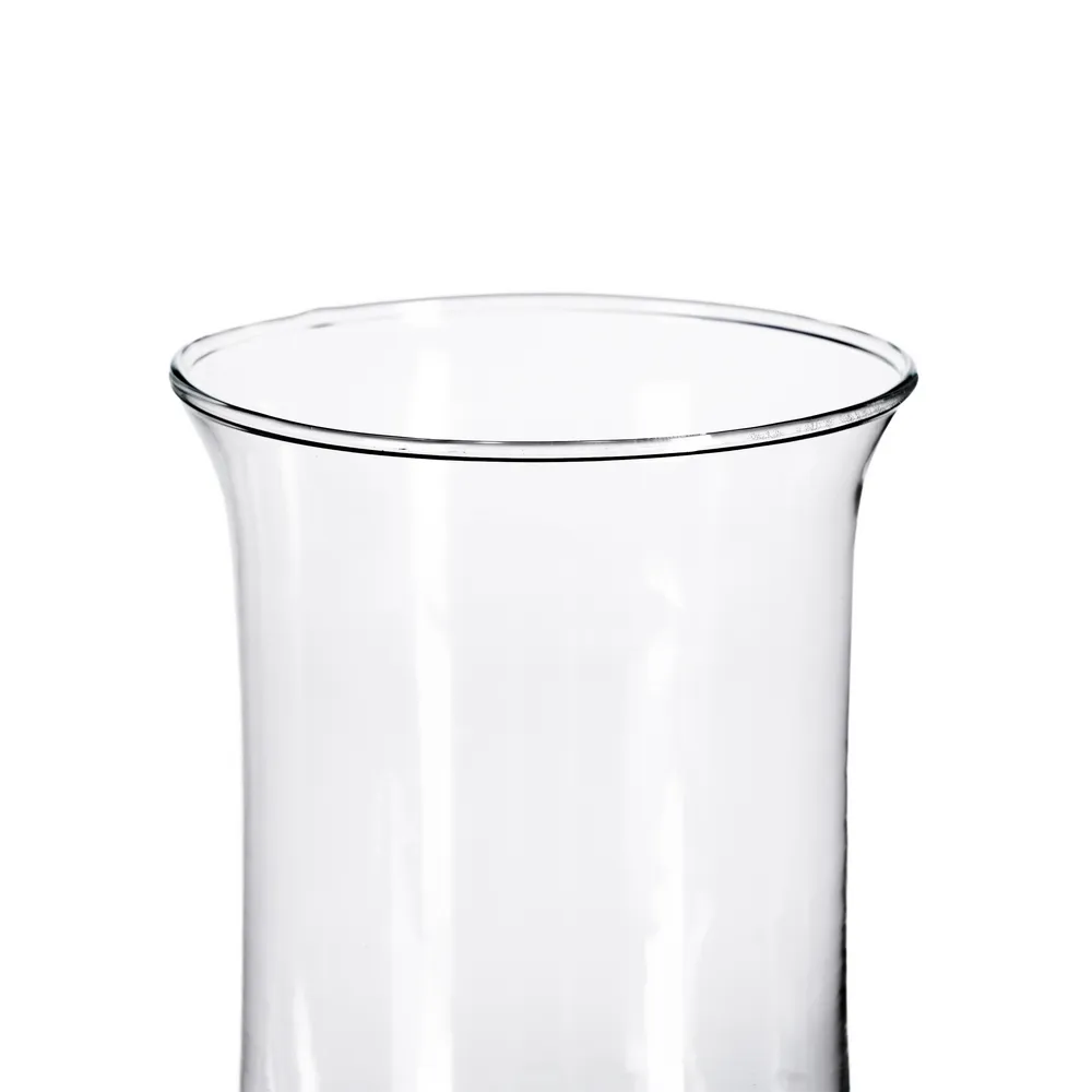 Set vaze din sticlă transparentă cu bază rotundă compactă [5]