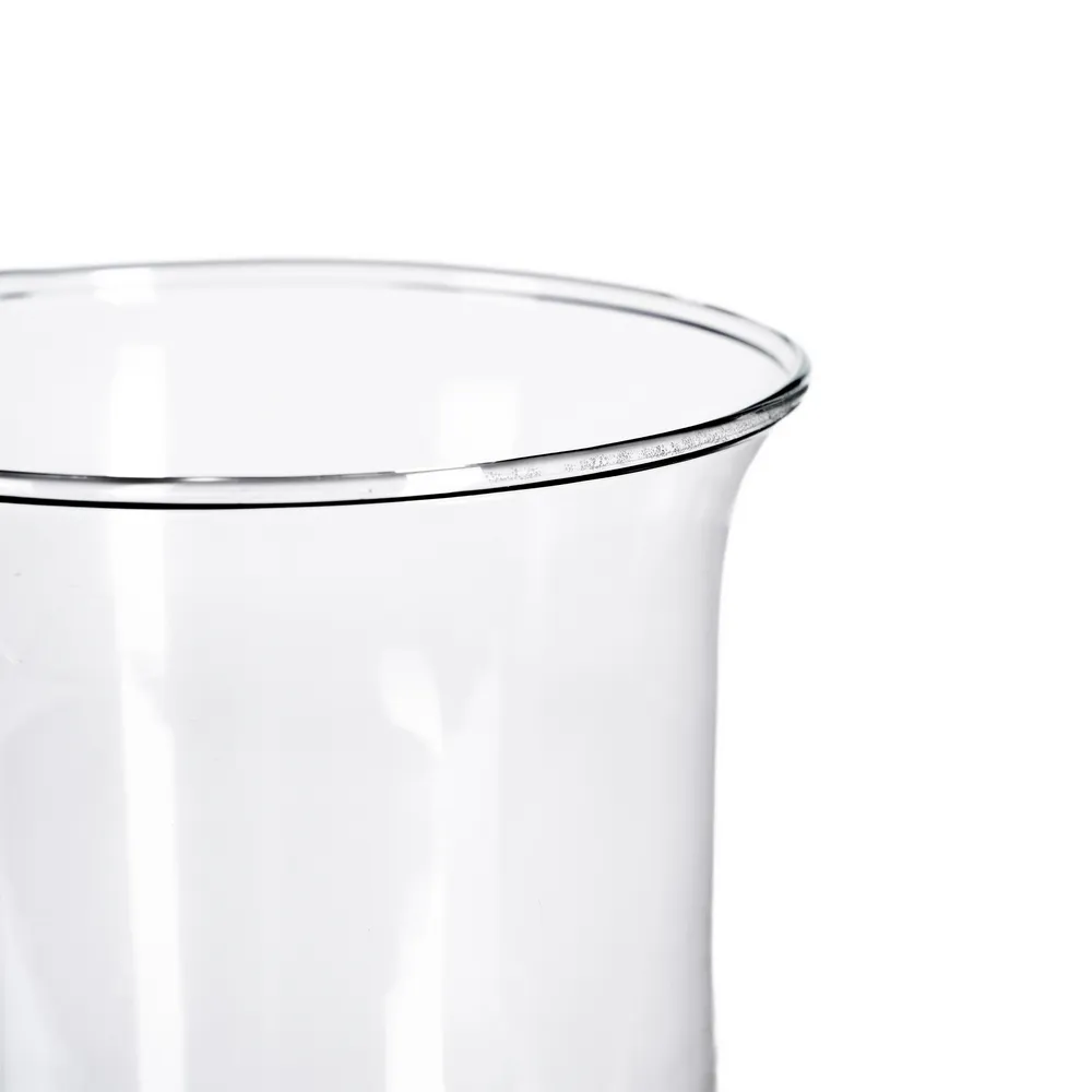 Set vaze din sticlă transparentă cu bază rotundă compactă [6]