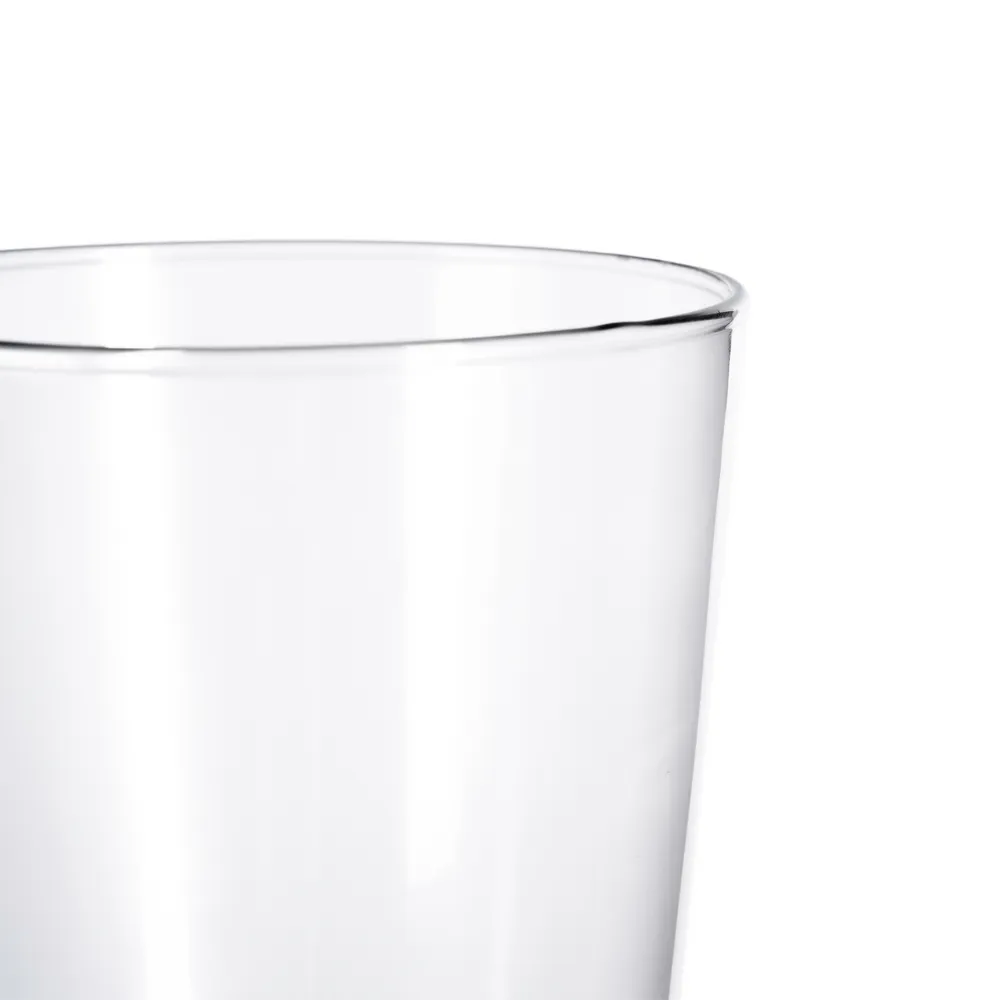 Set vaze din sticlă transparentă cu formă conică și bază rotundă [5]