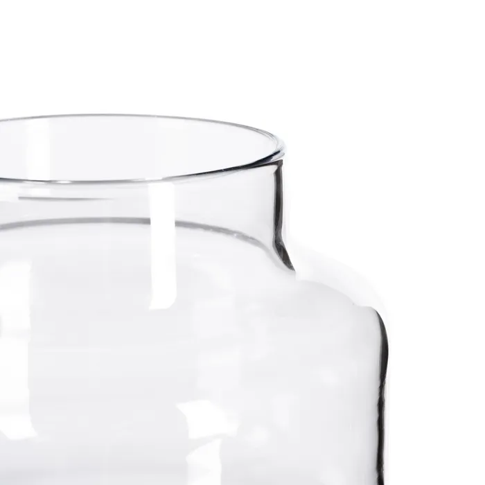 Set vaze din sticlă transparentă cu formă rotundă [3]