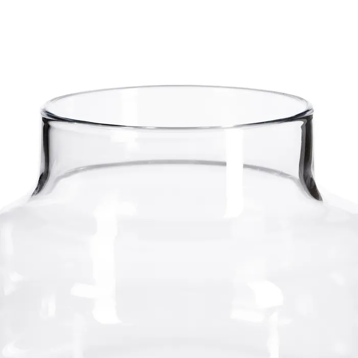 Set vaze din sticlă transparentă cu formă rotundă [4]