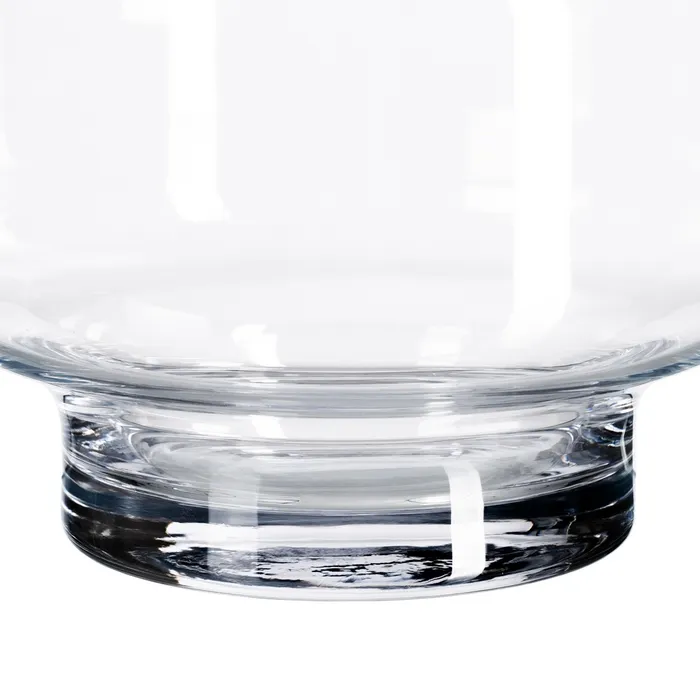 Set vaze din sticlă transparentă cu formă rotundă [5]