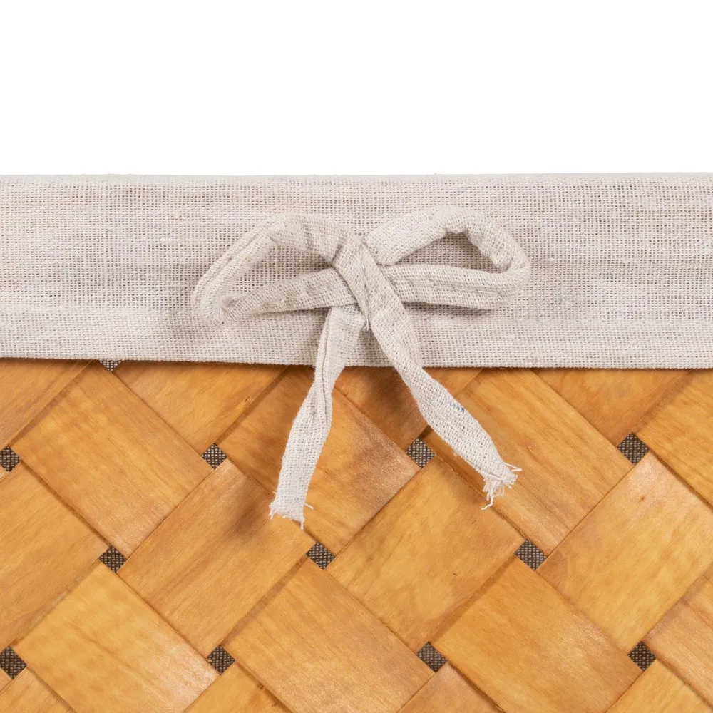 set 3 Cosuri Impletite Lemn CreativDeco - Accent Natural [6]