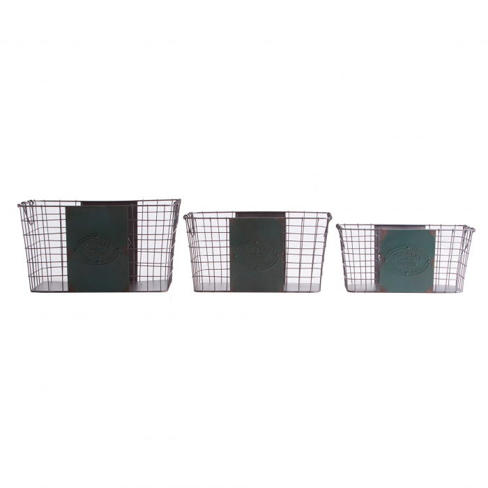 Set 3 cosuri vintage gri|Cosuri metalice premium [2]