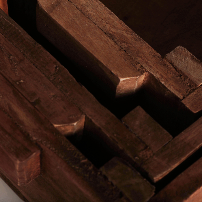 Cutii lemn mahogany vintage|Organizare etnica premium [2]