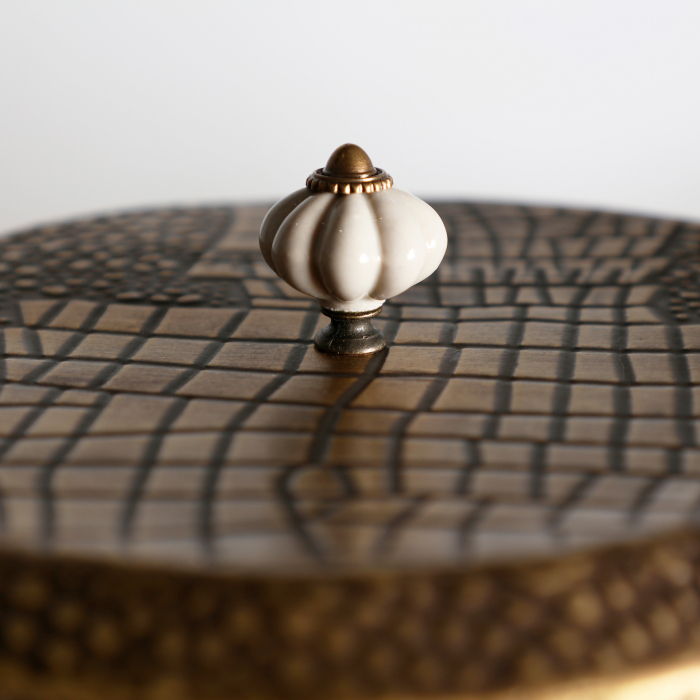 Set cutii Art Deco argintii | Cutii decorative moderne [3]