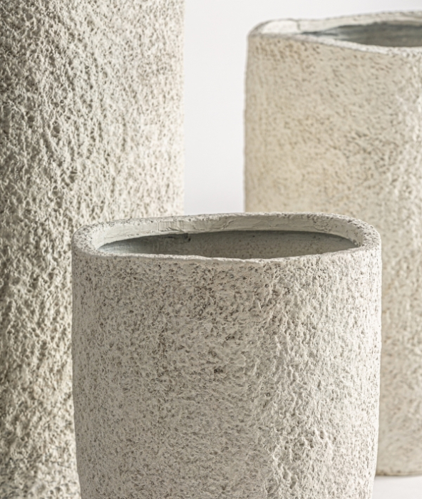  Set ghivece ceramice alb murdar MASSA – titlu imagine principală [2]