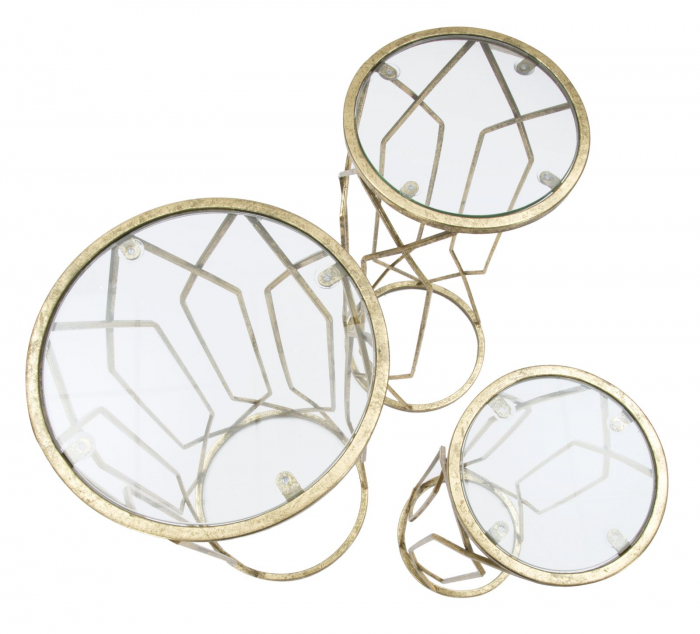 Set 3 masute laterale | Mobilier versatil | CreativDeco [4]