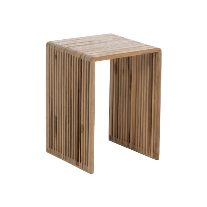 Set masute mici tec reciclat nesting, lamele verticale, design compact [6]