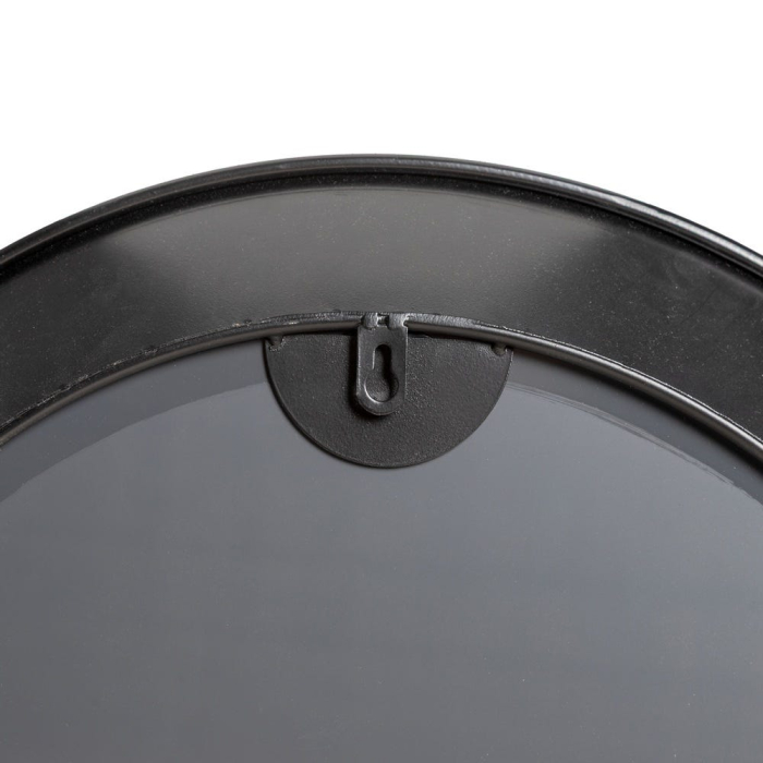 Set 3 oglinzi rotunde din metal negru și sticlă în trei dimensiuni așezate pe un fundal alb [7]