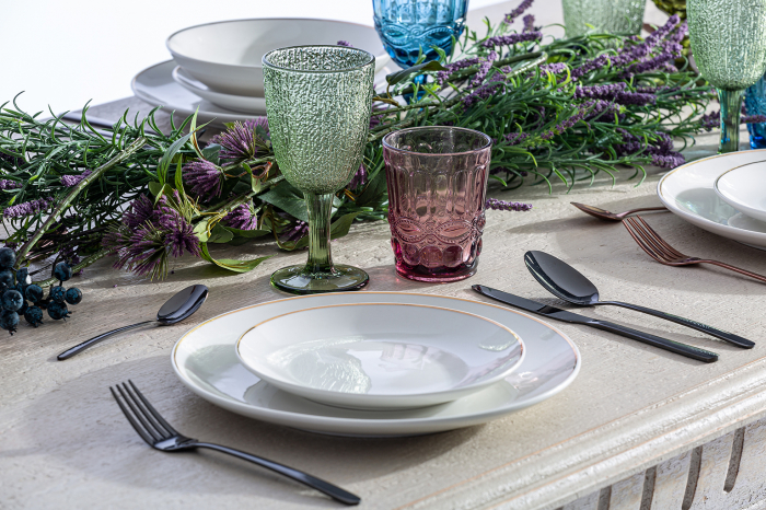 Pahare inalte cristal verde|Accesorii decorative [5]