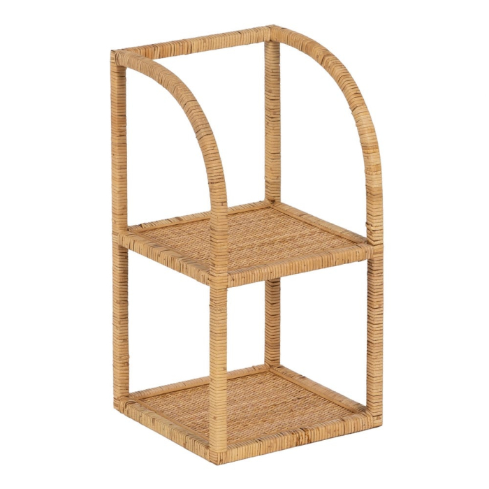 Set 3 rafturi modulare din ratan în stil natural [10]