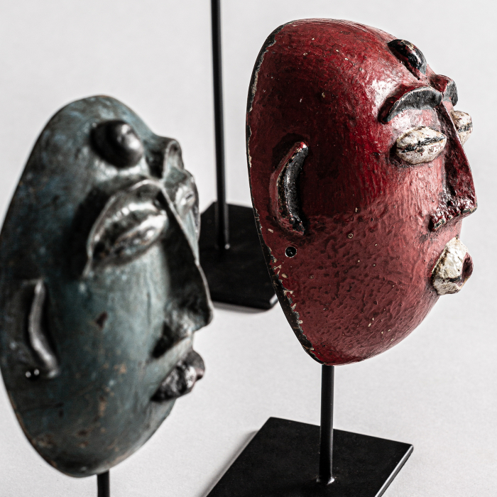 Set 3 statuete etnice cocos multicolor|Decoratiuni exotice [2]
