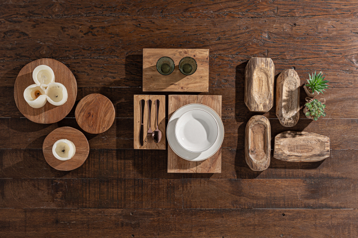 Tocatoare lemn mahogany etnice|Accesorii bucatarie premium [4]