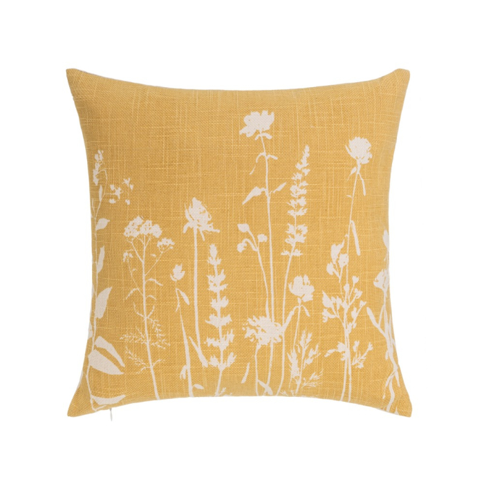 Set 4 perne cu imprimeu floral asortate din bumbac 45x45 cm [5]