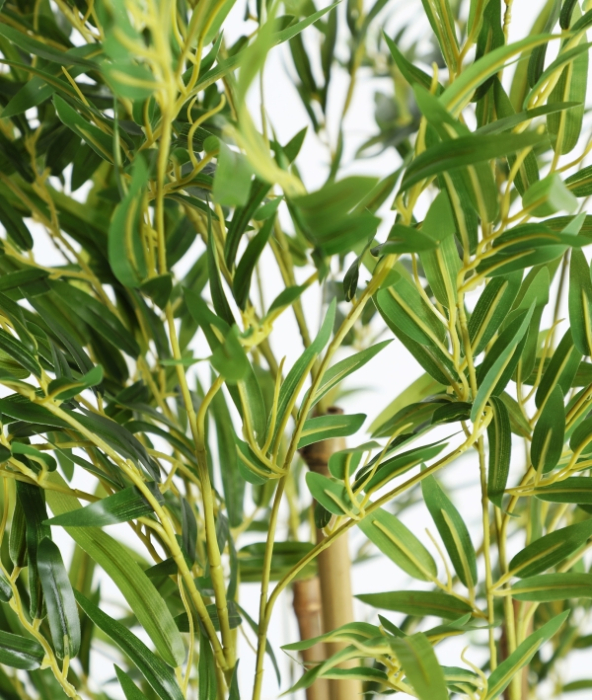 Set 4 plante decorative bambus artificial verde cu ghiveci – set 4 bucăți pentru decor modern [2]