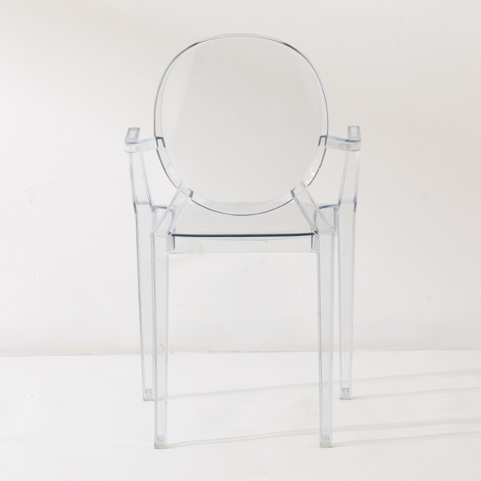 Set 4 scaune de dining grădină și HORECA din policarbonat transparent [4]