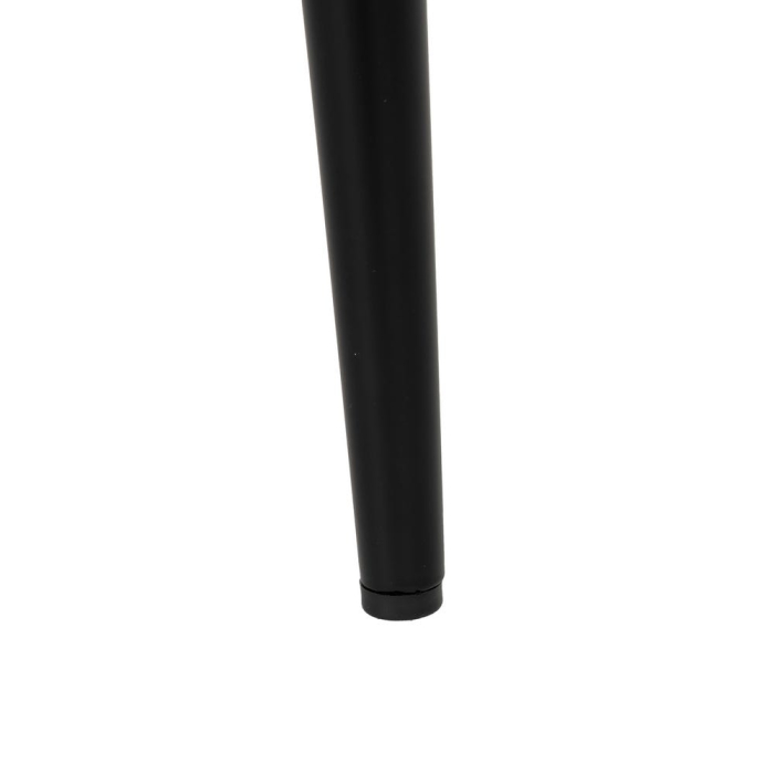 Set 4 scaune dining din stofă albastră cu metal negru [10]