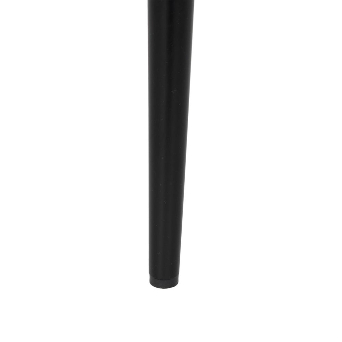 Set 4 scaune dining din stofă bej cu metal negru [10]