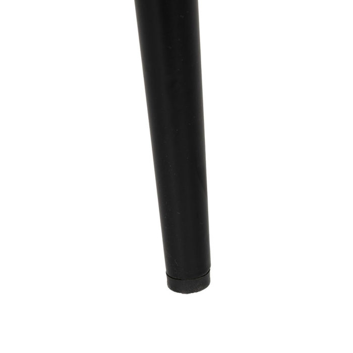 Set 4 scaune dining din stofă gri cu metal negru [10]