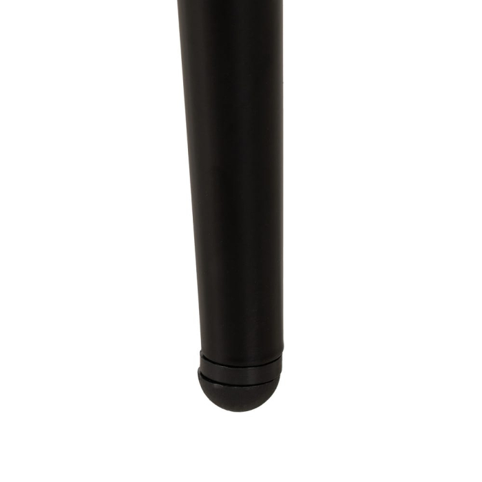 Set 4 scaune dining din stofă muștar cu metal negru [11]
