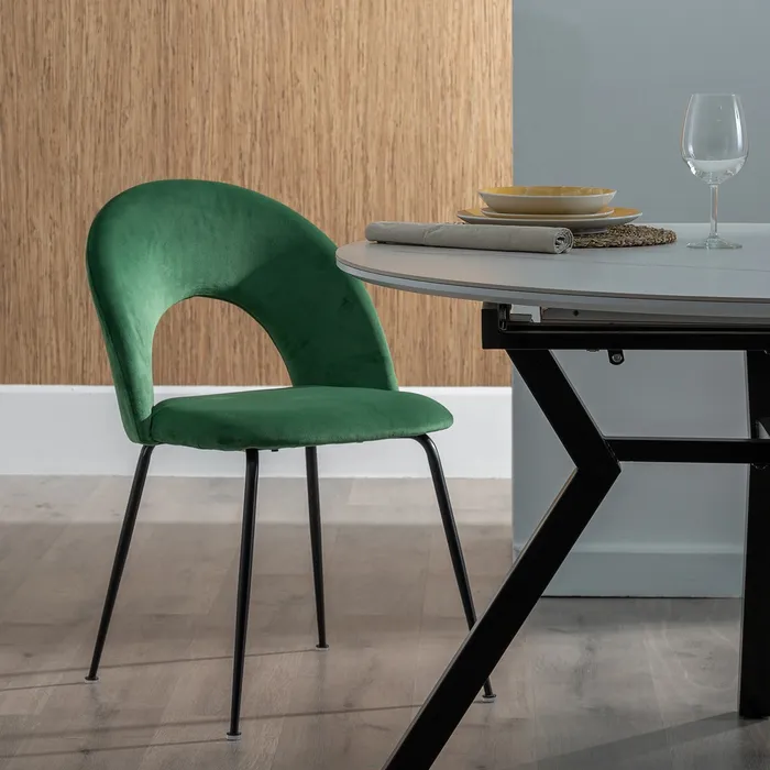 Set de scaune verzi elegante pentru interior|Seturi scaune moderne verzi [2]