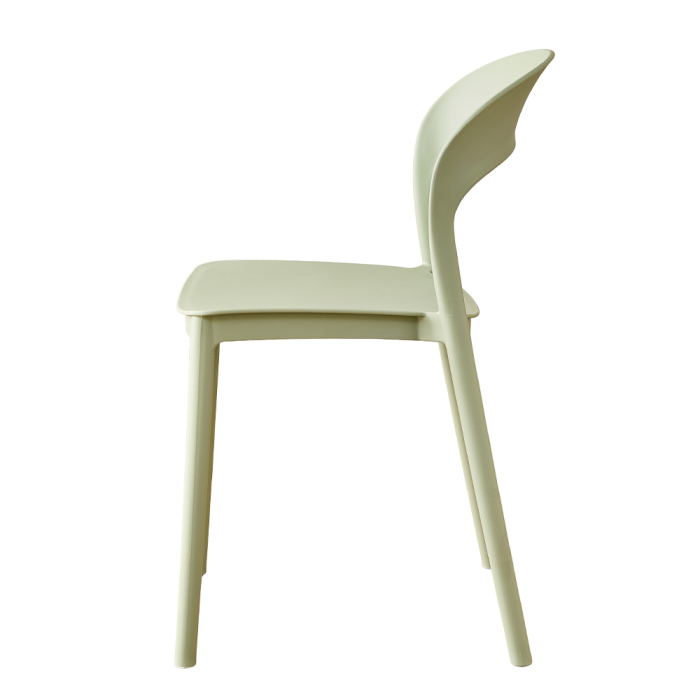 Set 4 scaune stivuibile de dining grădină și HORECA din polipropilenă verde mentă [2]