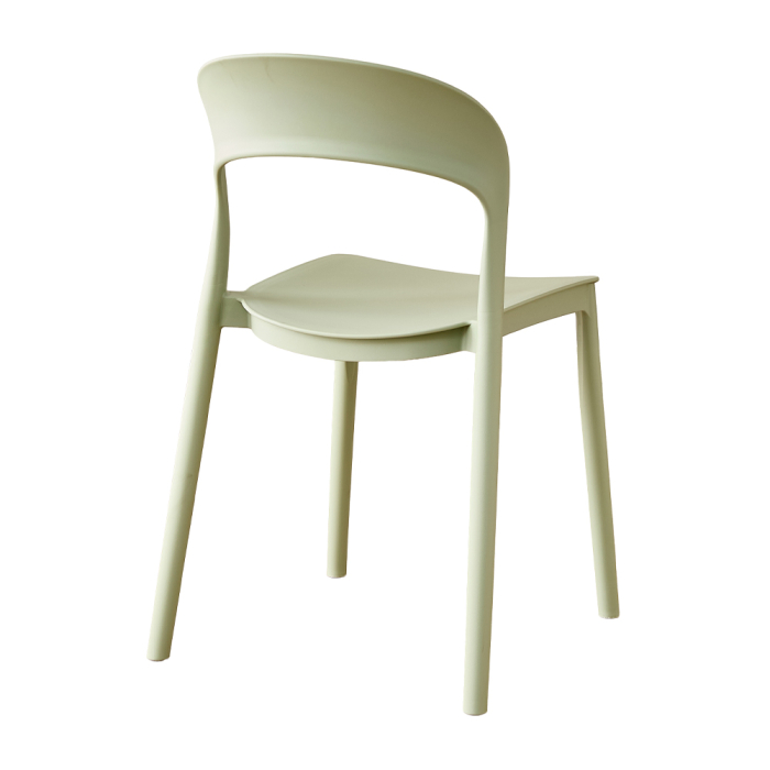 Set 4 scaune stivuibile de dining grădină și HORECA din polipropilenă verde mentă [4]