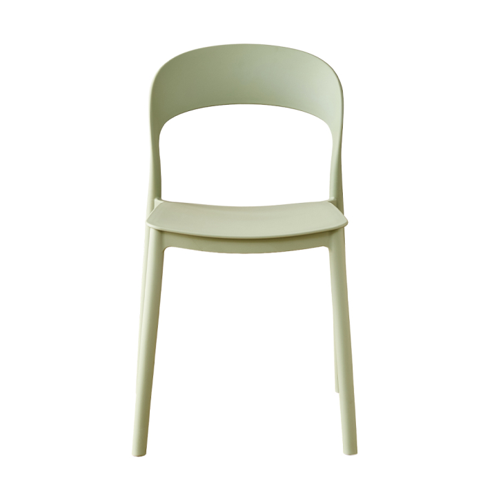Set 4 scaune stivuibile de dining grădină și HORECA din polipropilenă verde mentă [5]