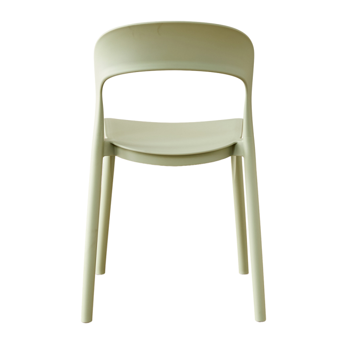 Set 4 scaune stivuibile de dining grădină și HORECA din polipropilenă verde mentă [3]