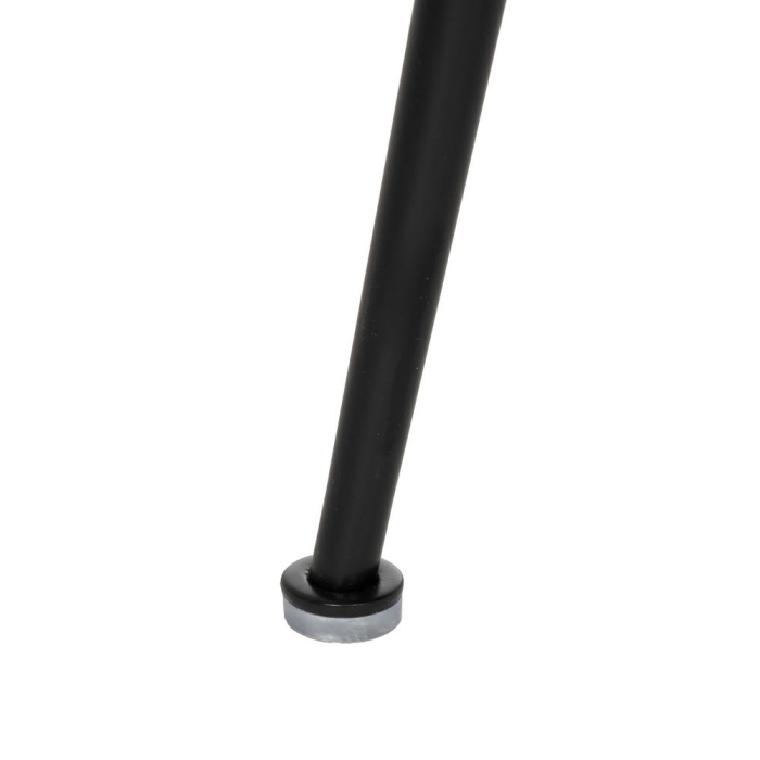 Scaune bleumarin cu tapițerie textilă și picioare negre – set 4 bucăți, design curbat [11]