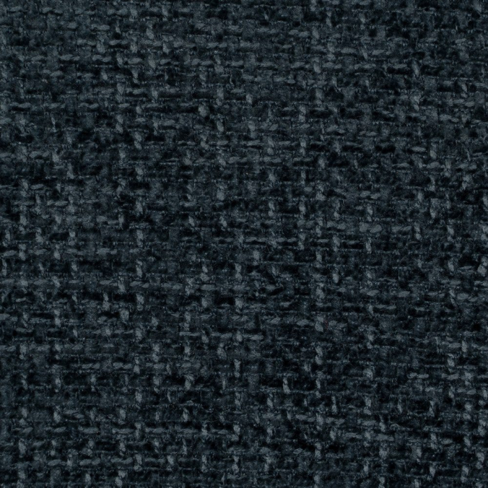 Scaune bleumarin cu tapițerie textilă și picioare negre – set 4 bucăți, design curbat [10]