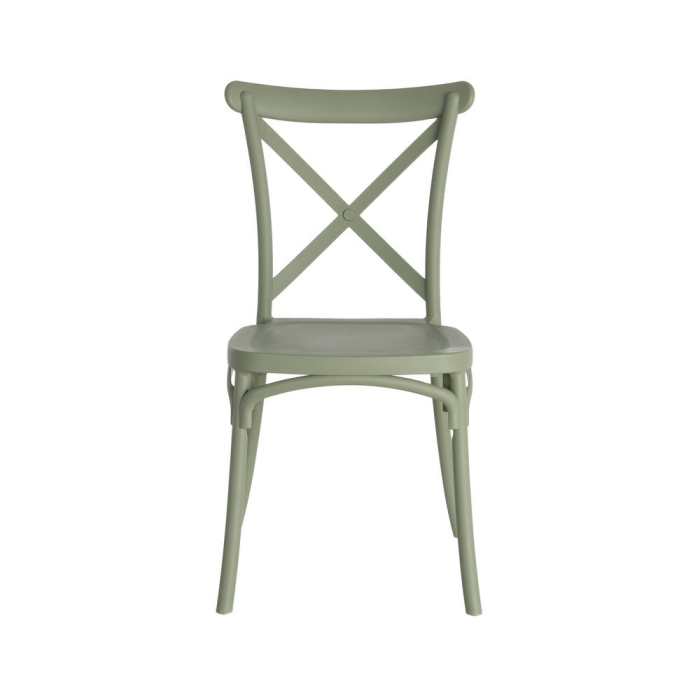 Set 4 scaune verzi stivuibile interior exterior HoReCa [8]