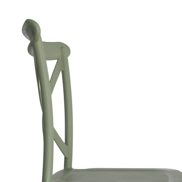 Set 4 scaune verzi stivuibile interior exterior HoReCa [2]