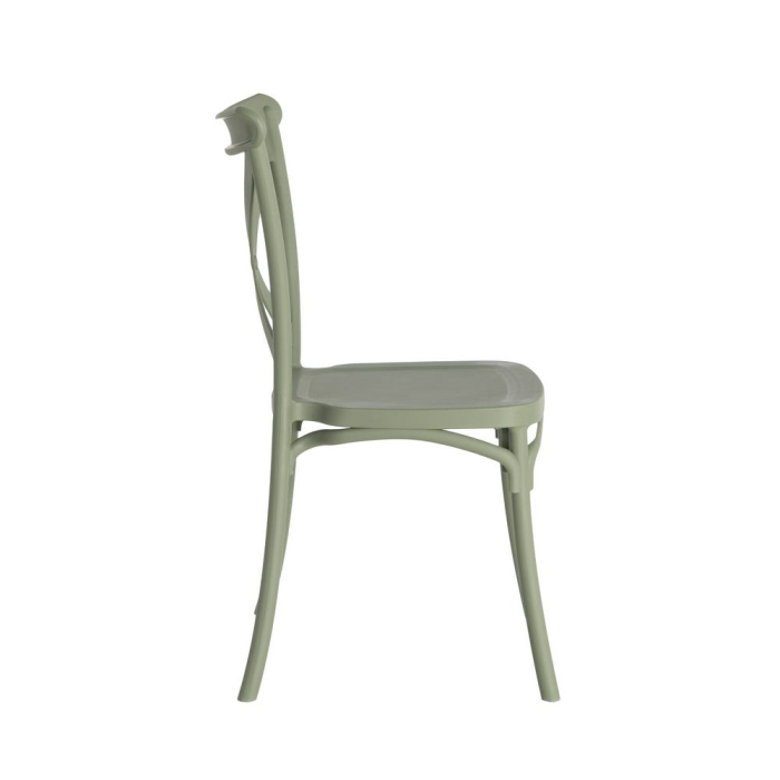 Set 4 scaune verzi stivuibile interior exterior HoReCa [5]