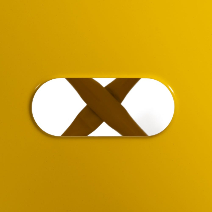 Set 4 taburete bar galbene industriale din metal 42 x 42 x 61.20 cm [4]