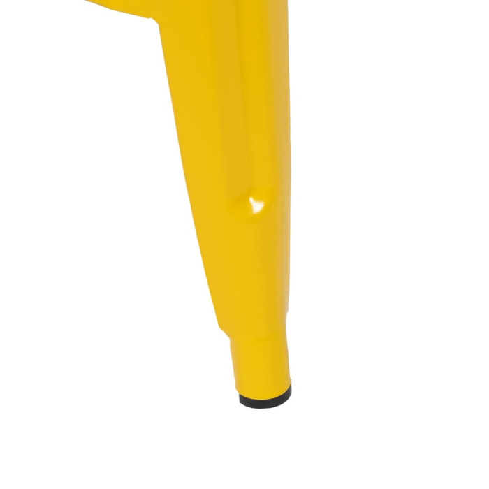 Set 4 taburete bar galbene industriale din metal 42 x 42 x 61.20 cm [7]