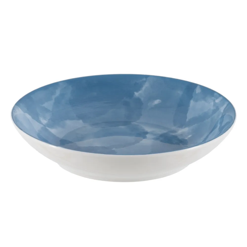 Set 6 Farfurii Adanci Albastre | Portelan Premium | Vesela Moderna [3]