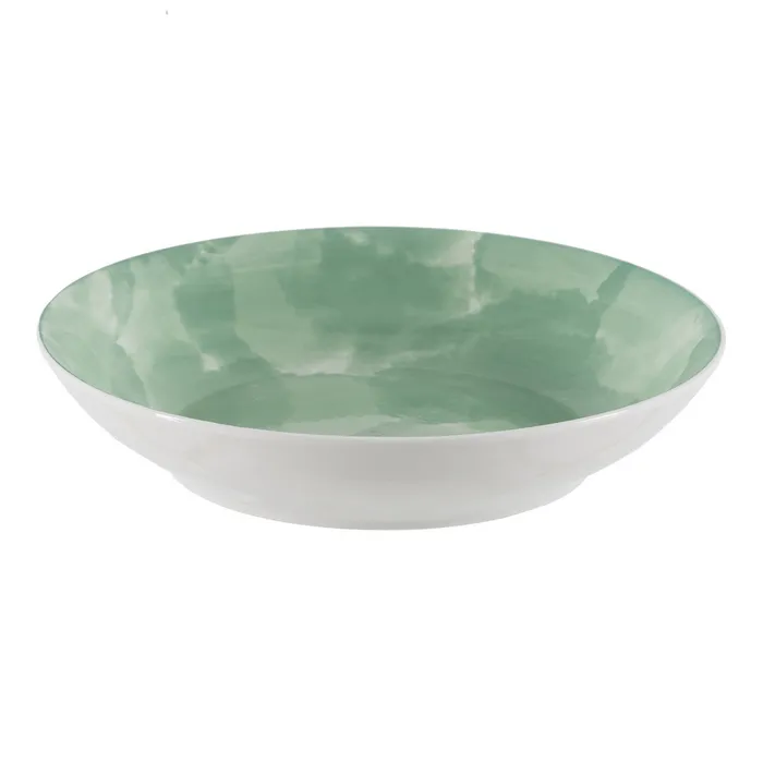 Set 6 Farfurii Adanci Verzi | Portelan Premium | Vesela Moderna [3]