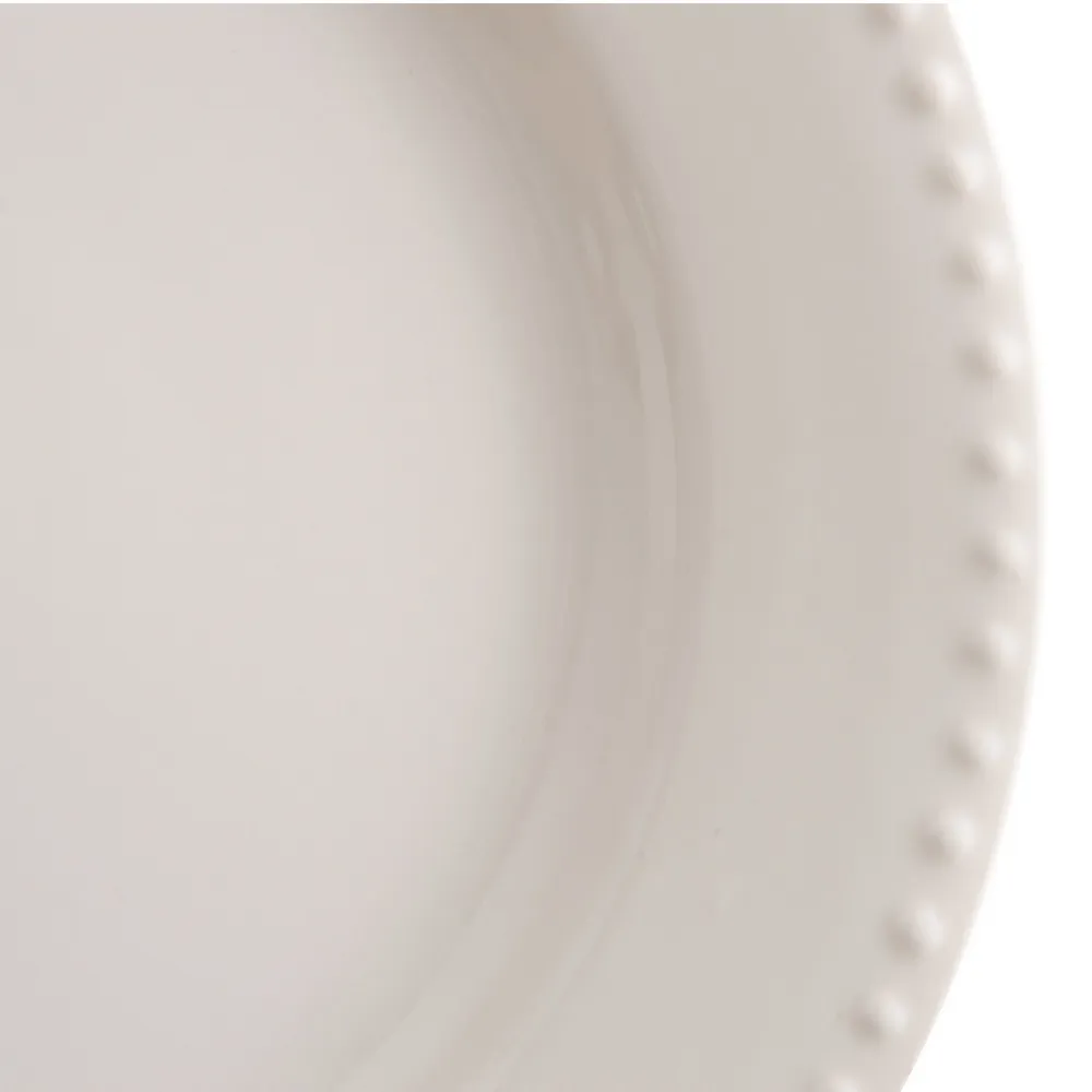Set 6 Farfurii Intinse Albe | Ceramica Eleganta | Vesela Fina [3]
