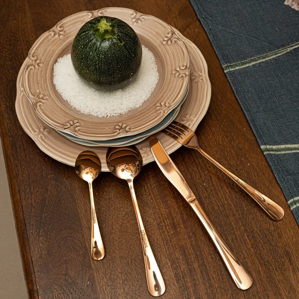 Set 6 Farfurii Spirala Ceramica Bej - CreativDeco.ro [7]
