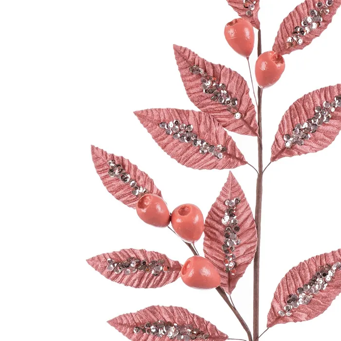 Set Frunze Decorative Roz CreativDeco - Detalii Delicate pentru Aranjamente de Sarbatoare [2]